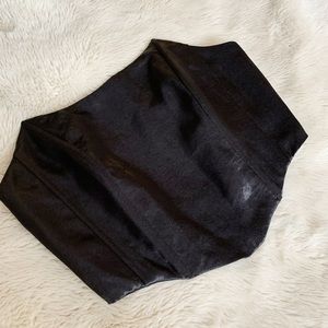 Black corset style top